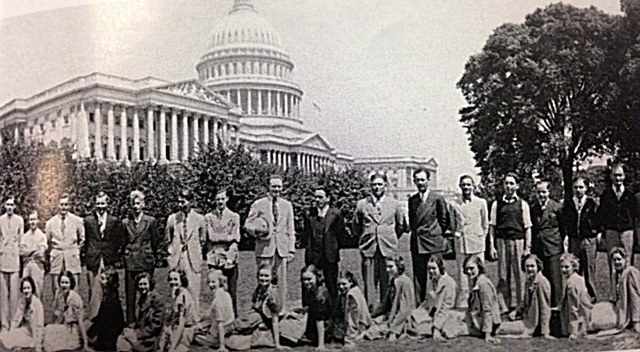 The 1938 senior trip group